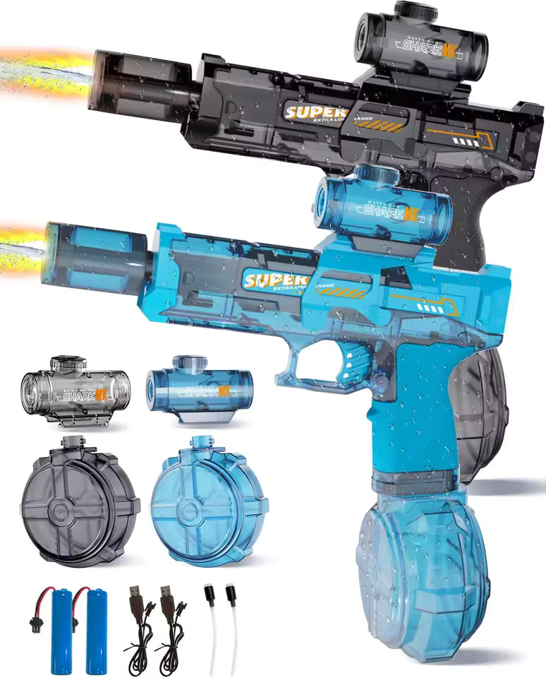 AquaBlaze Electric Water Gun | Automatic LED Pool Toy