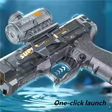 AquaBlaze Electric Water Gun | Automatic LED Pool Toy
