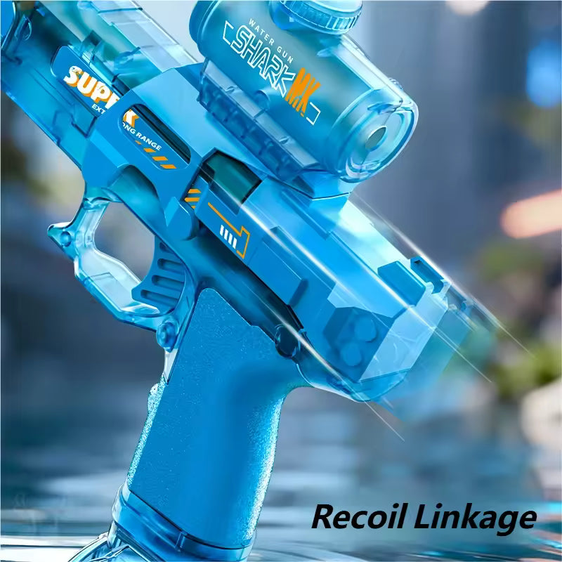 AquaBlaze Electric Water Gun | Automatic LED Pool Toy